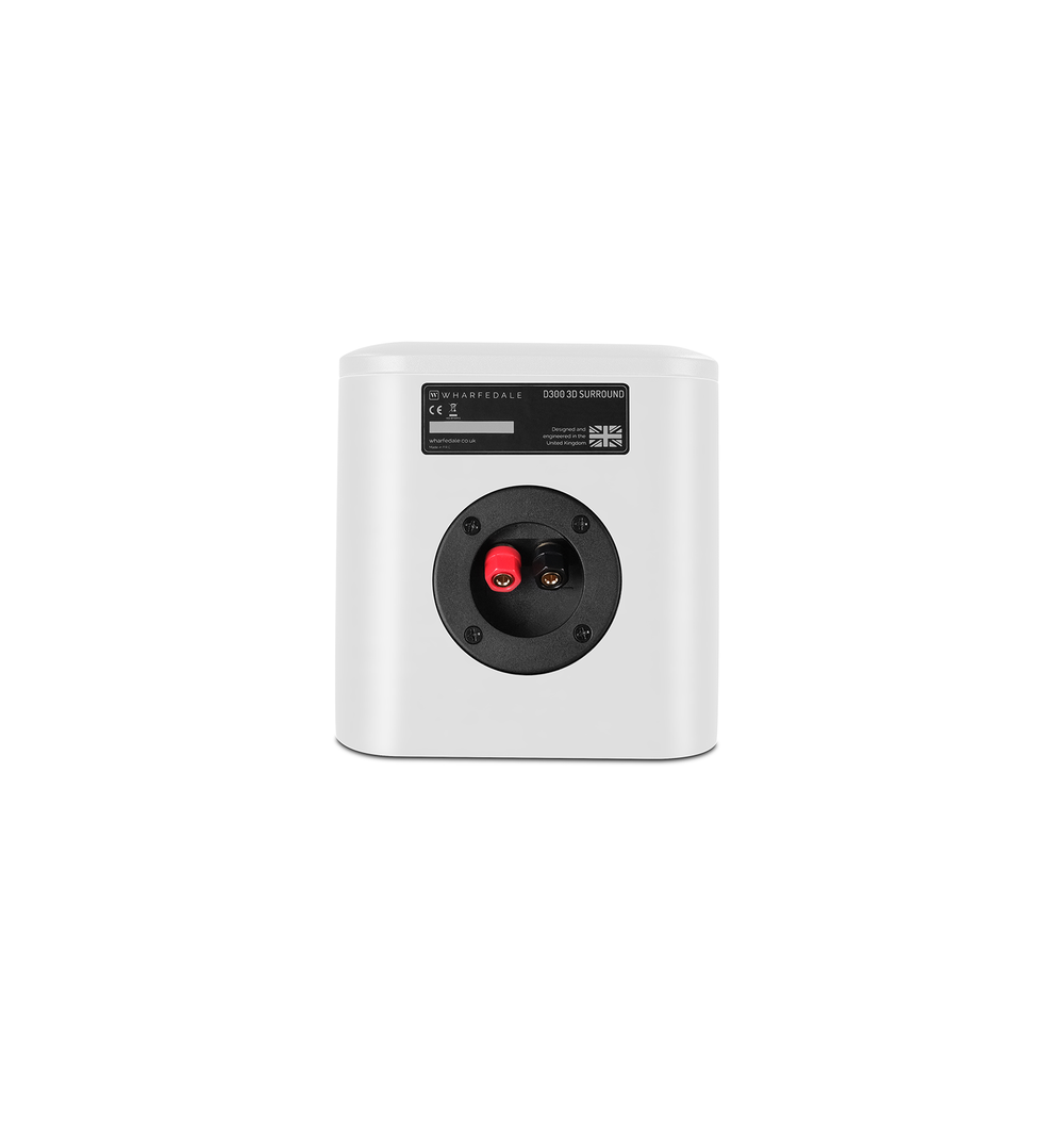 Wharfedale D300 Surround Speaker In White (Binding Post)