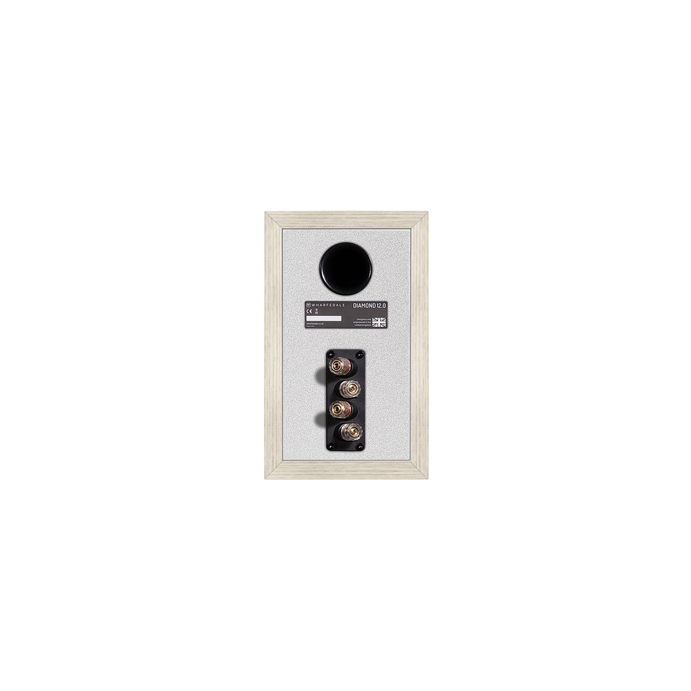Diamond 12.0 Bookshelf Speakers In Light Oak (Back)