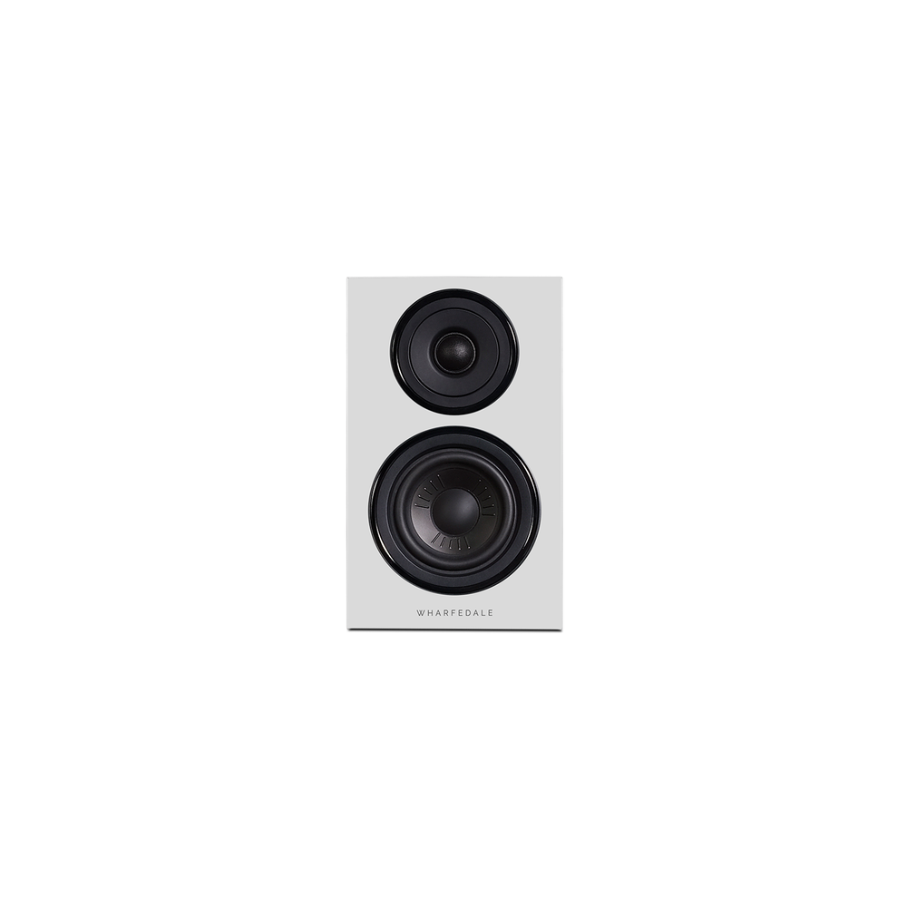 Diamond 12.0 Bookshelf Speakers In White (Front)